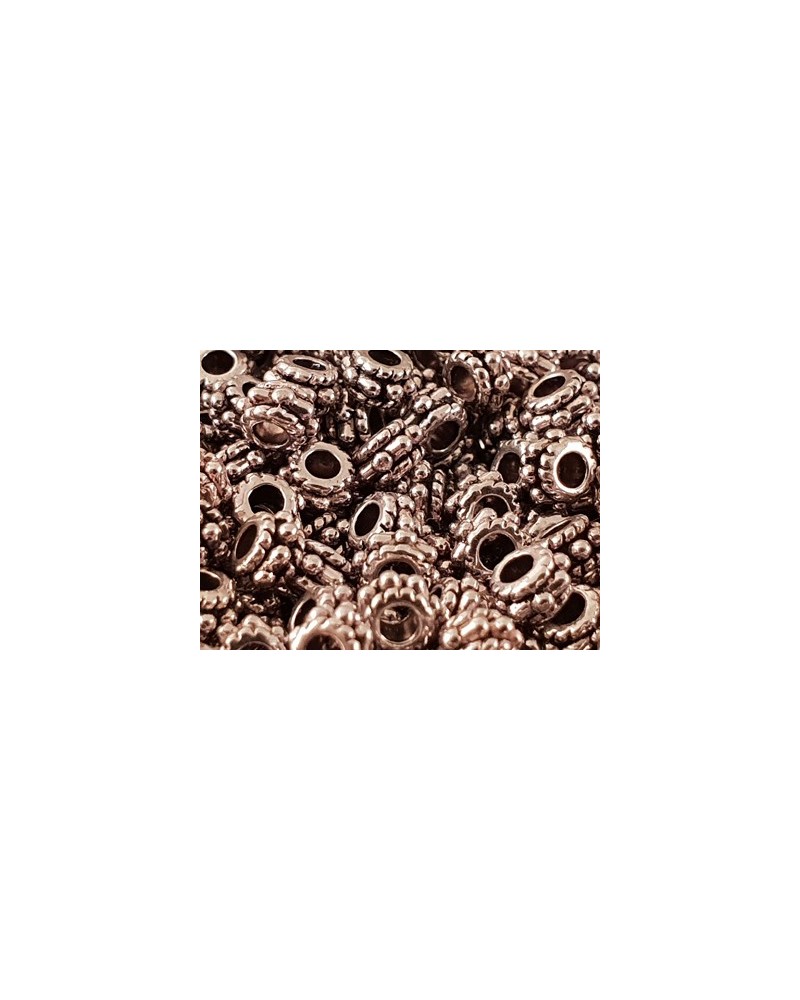 Zwischenteil, Scheibe 5x3mm, Metall Antik