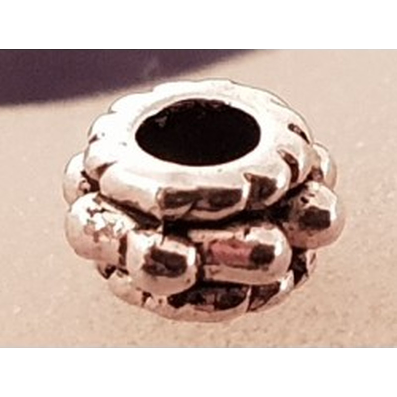 Zwischenteil, Scheibe 5x3mm, Metall Antik