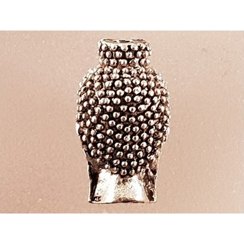Zwischenteil Buddhakopf, Metall Antik