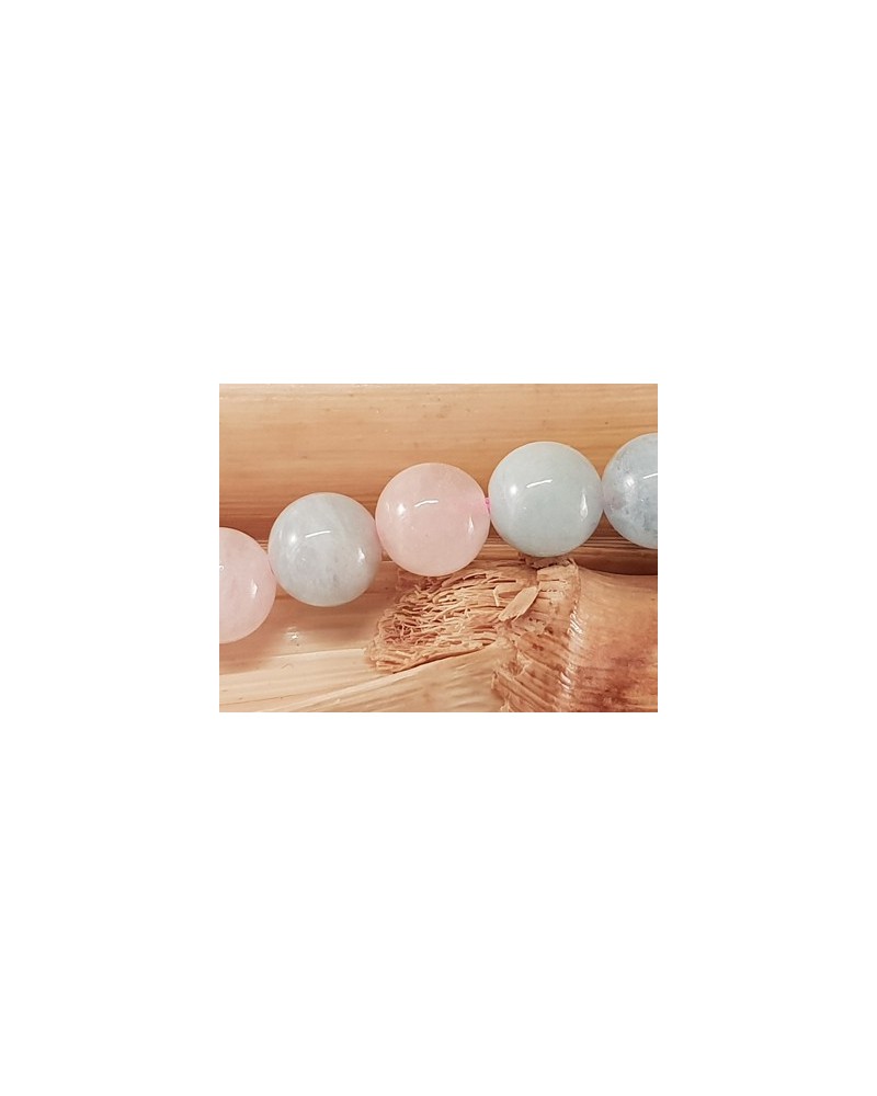 Beryllkette (Aquamarin / Morganit) 8mm