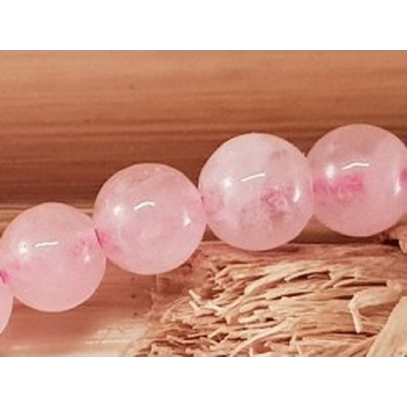 Rosenquarzkette 4mm