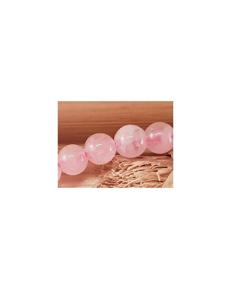 Rosenquarzkette 4mm