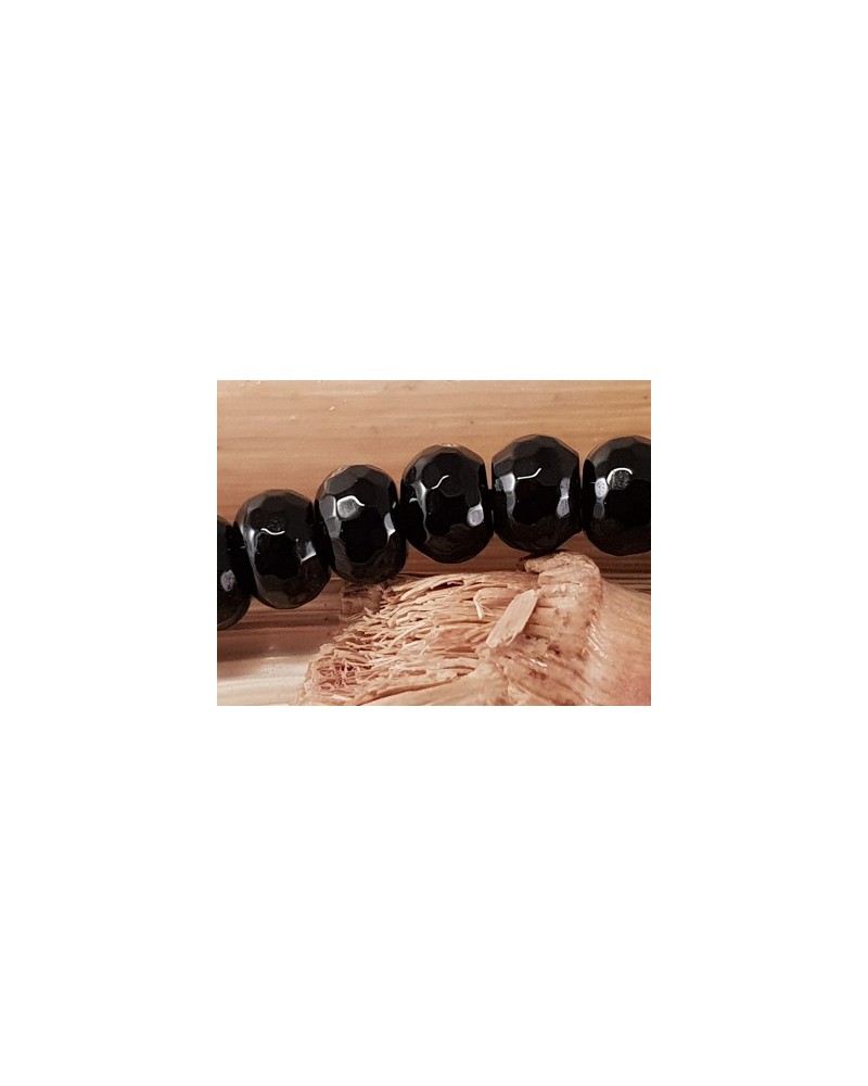 Onyxkette facettiert 6x4mm