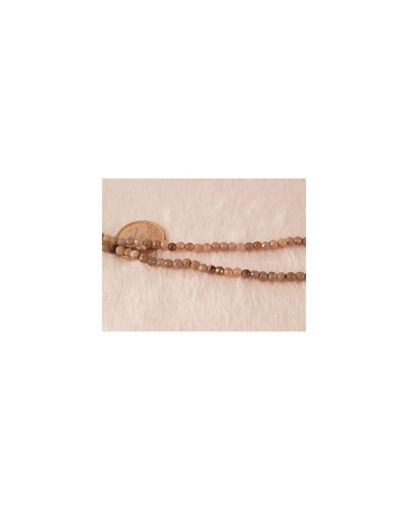 Labradoritkette facettiert gelasert 4mm