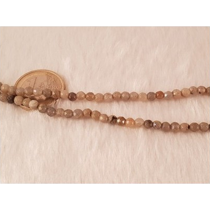 Labradoritkette facettiert gelasert 4mm