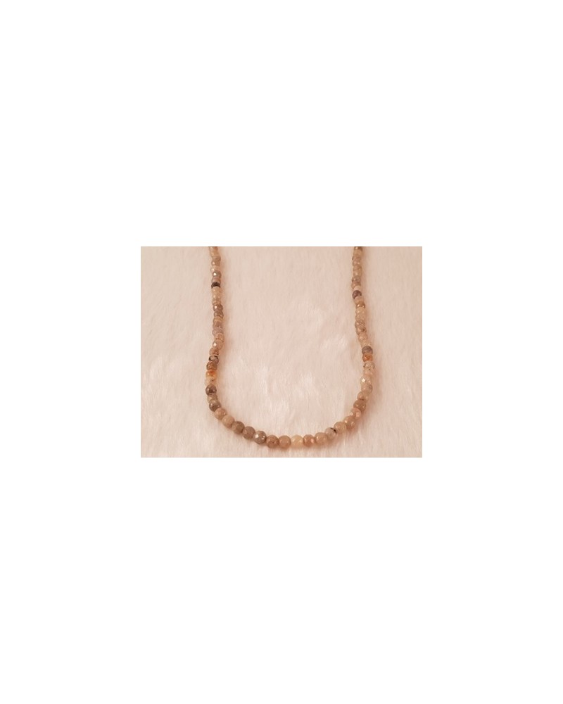 Labradoritkette facettiert gelasert 4mm