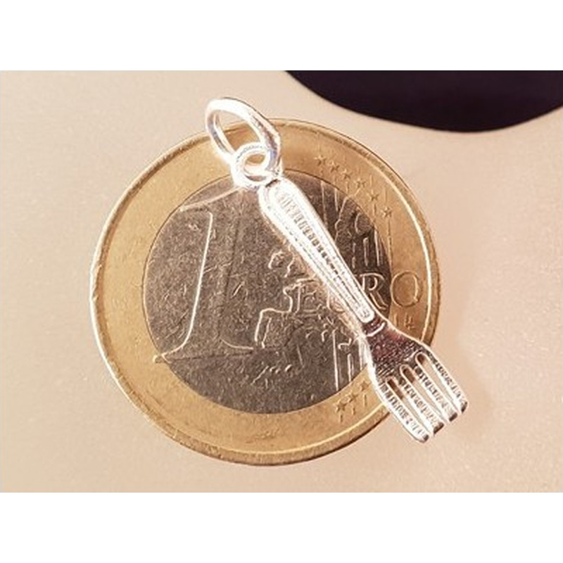 Charm Gabel 23mm, 925 Silber