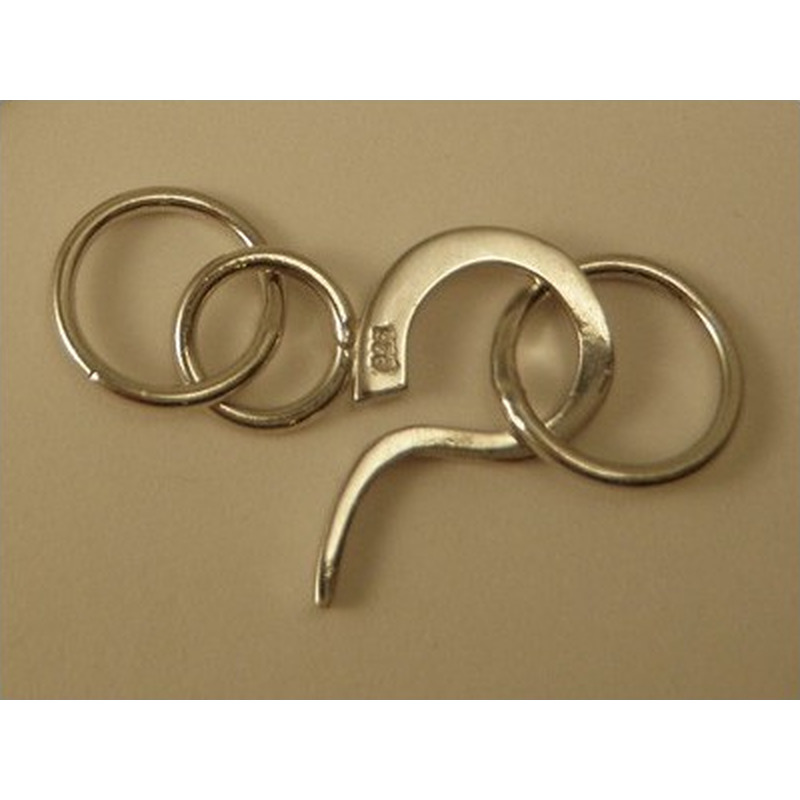 Hakenschliesse Silber