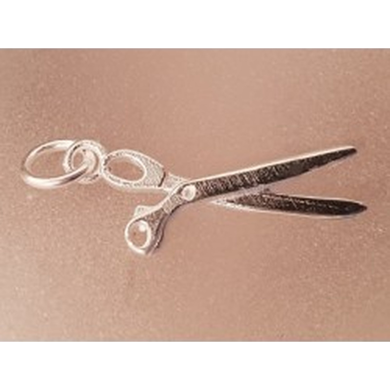 Charm Schere 23mm, 925 Silber