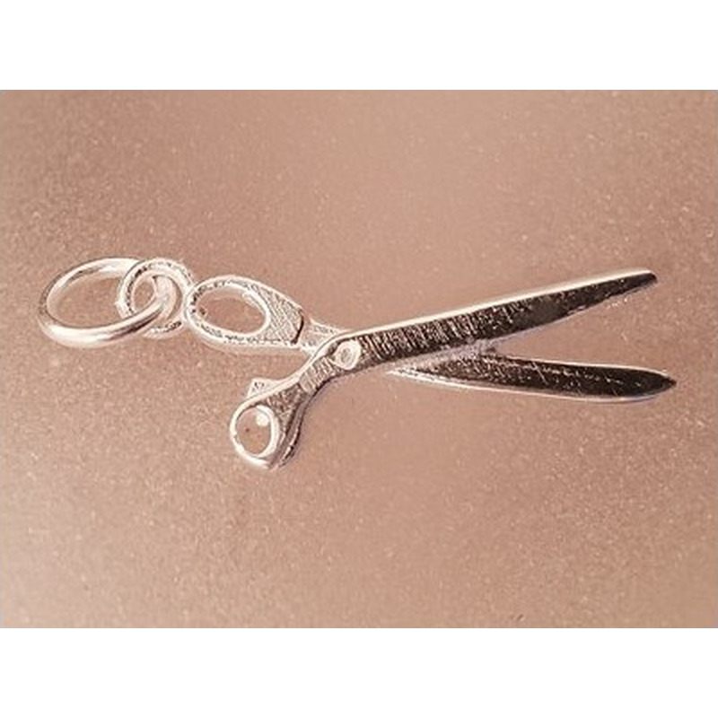 Charm Schere 23mm, 925 Silber