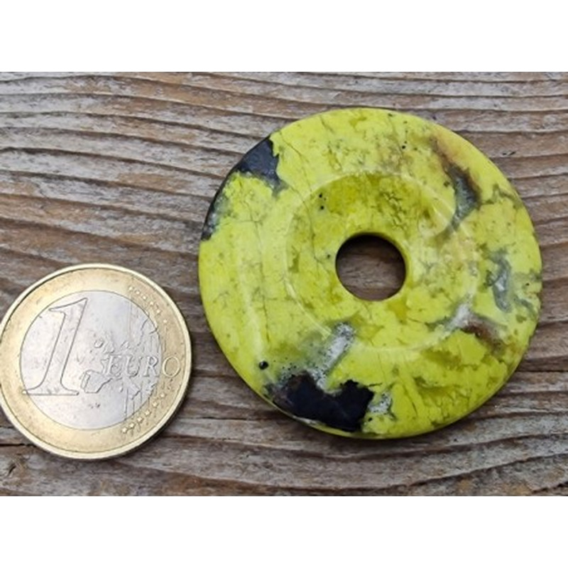 Lizarditdonut (Norwegische Jade) 40mm, echte RARITÄT