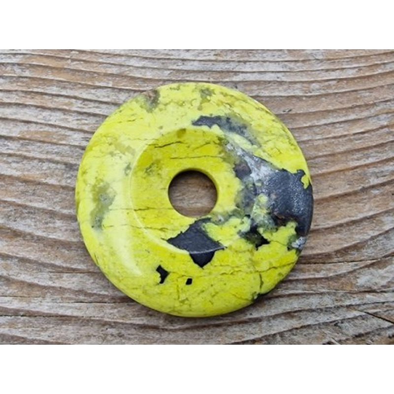 Lizarditdonut (Norwegische Jade) 40mm, echte RARITÄT