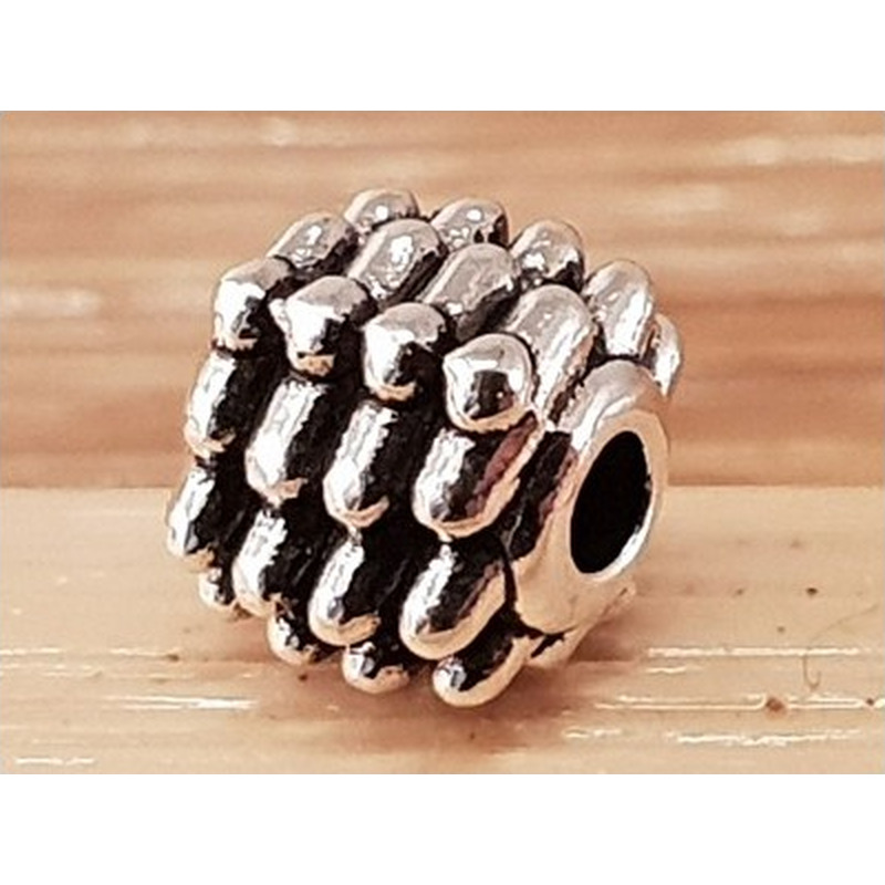 Zwischenteil, Quader 5x5mm, Metall Tibet Style
