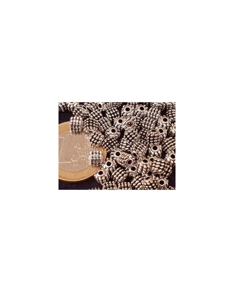 Zwischenteil, Quader 5x5mm, Metall Tibet Style