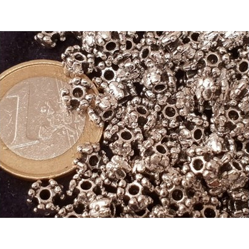 Zwischenteil, Scheibe 6.5x4mm, Metall Tibet Style