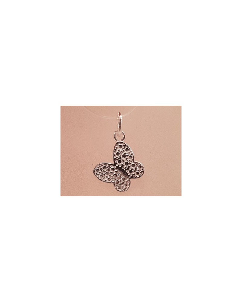 Charm Schmetterling 11mm, 925 Silber