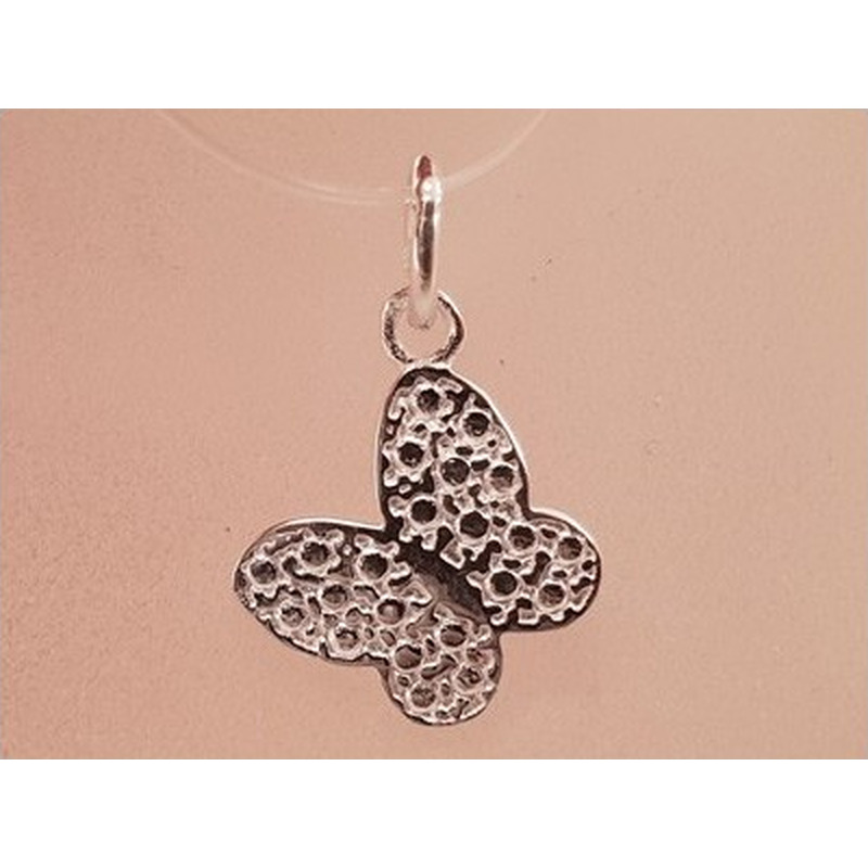 Charm Schmetterling 11mm, 925 Silber