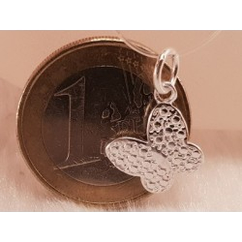 Charm Schmetterling 11mm, 925 Silber 2