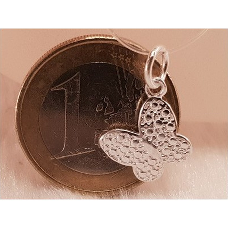 Charm Schmetterling 11mm, 925 Silber