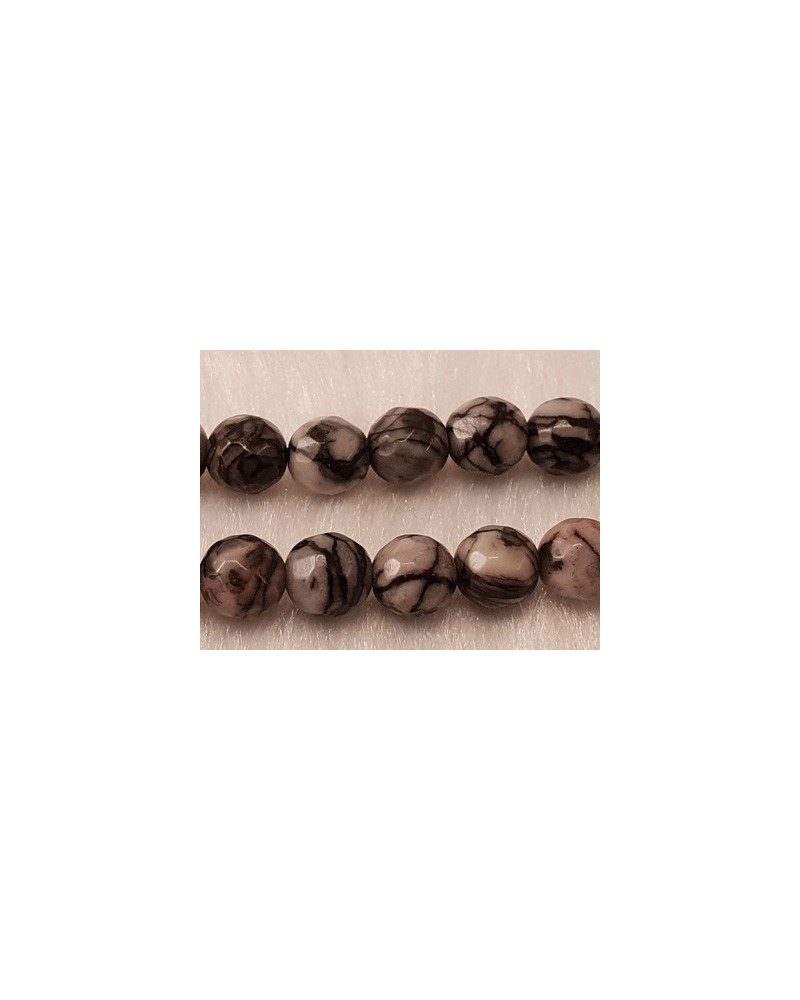 Picasso Jaspis Kette facettiert 6mm