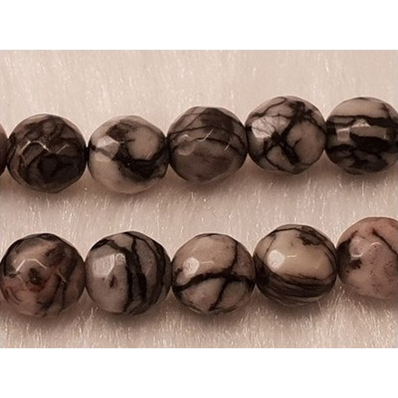 Picasso Jaspis Kette facettiert 6mm