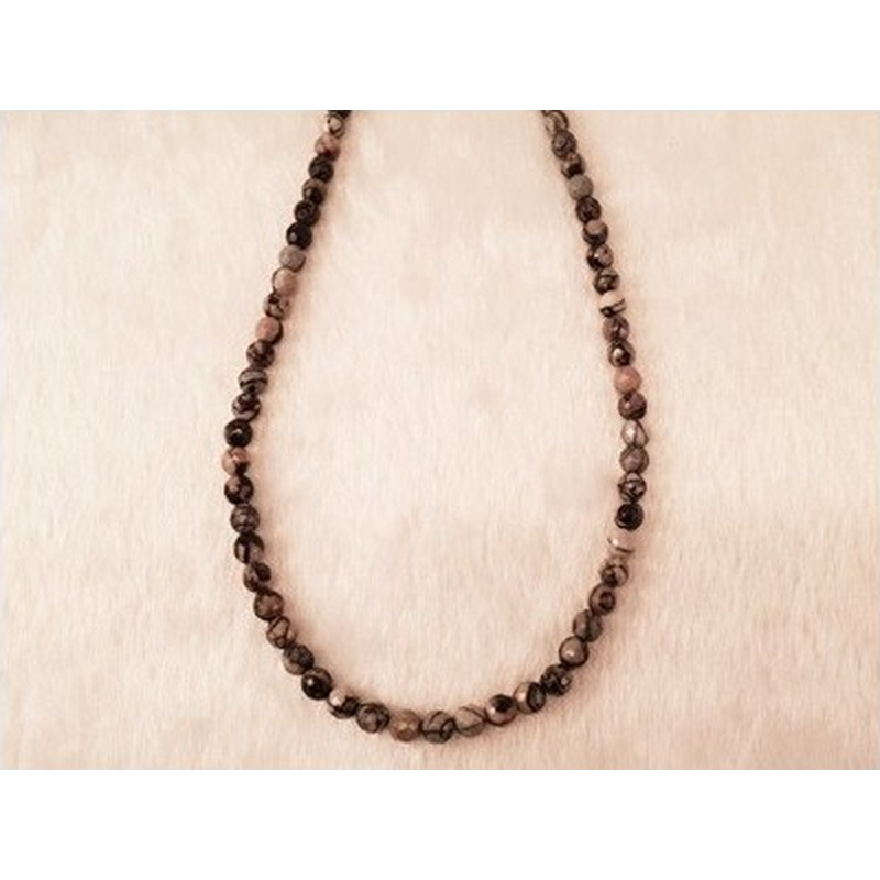 Picasso Jaspis Kette facettiert 6mm