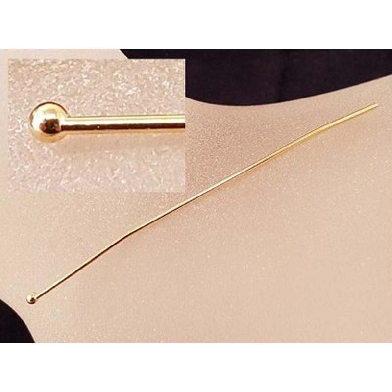 Nietstift 0,6x50mm (100 Stk), Messing goldfarben
