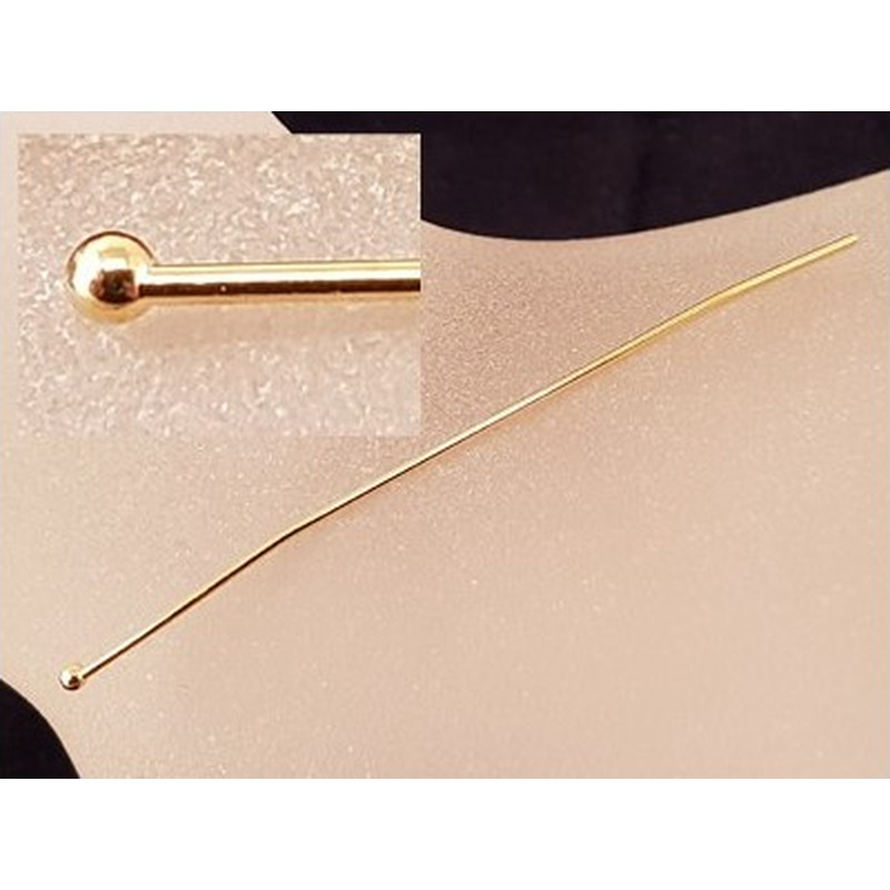 Nietstift 0,6x50mm (100 Stk), Messing goldfarben