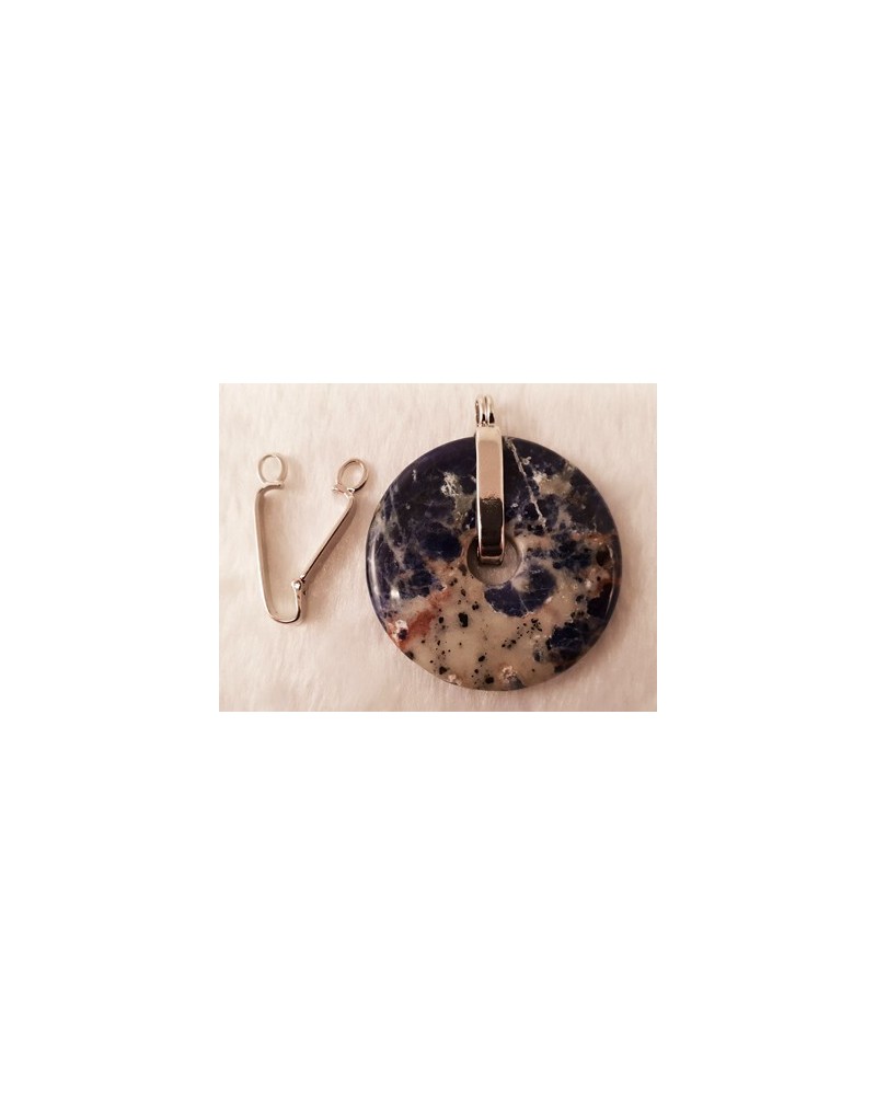 Donuthalter, Metall rhodiumfarben