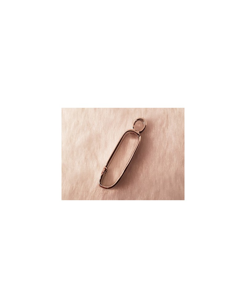 Donuthalter, Metall rhodiumfarben
