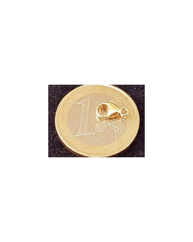 Schliesse 9mm, 925 Silber vergoldet