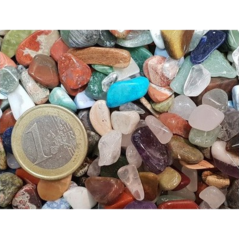 1 kg Trommelstein XS MIX (ca.800-1200 Stk)