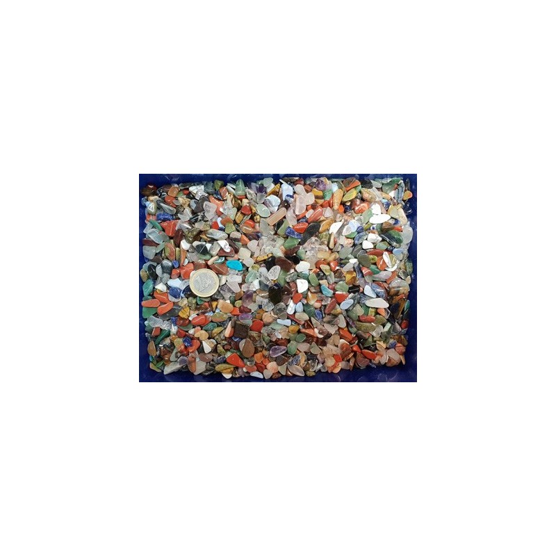 1 kg Trommelstein XS MIX (ca.800-1200 Stk)