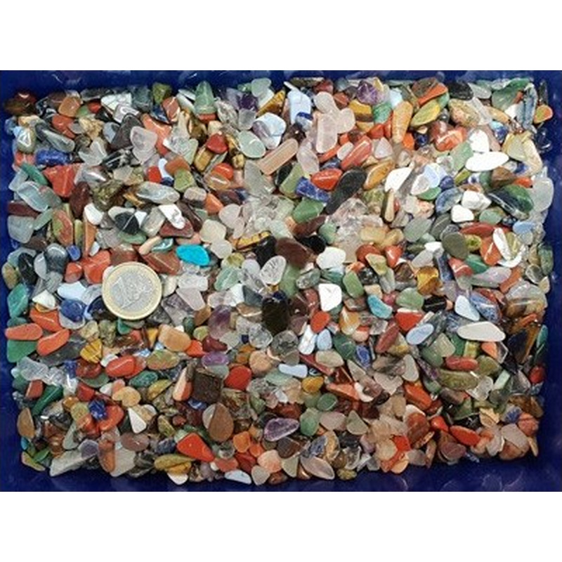 1 kg Trommelstein XS MIX (ca.800-1200 Stk)