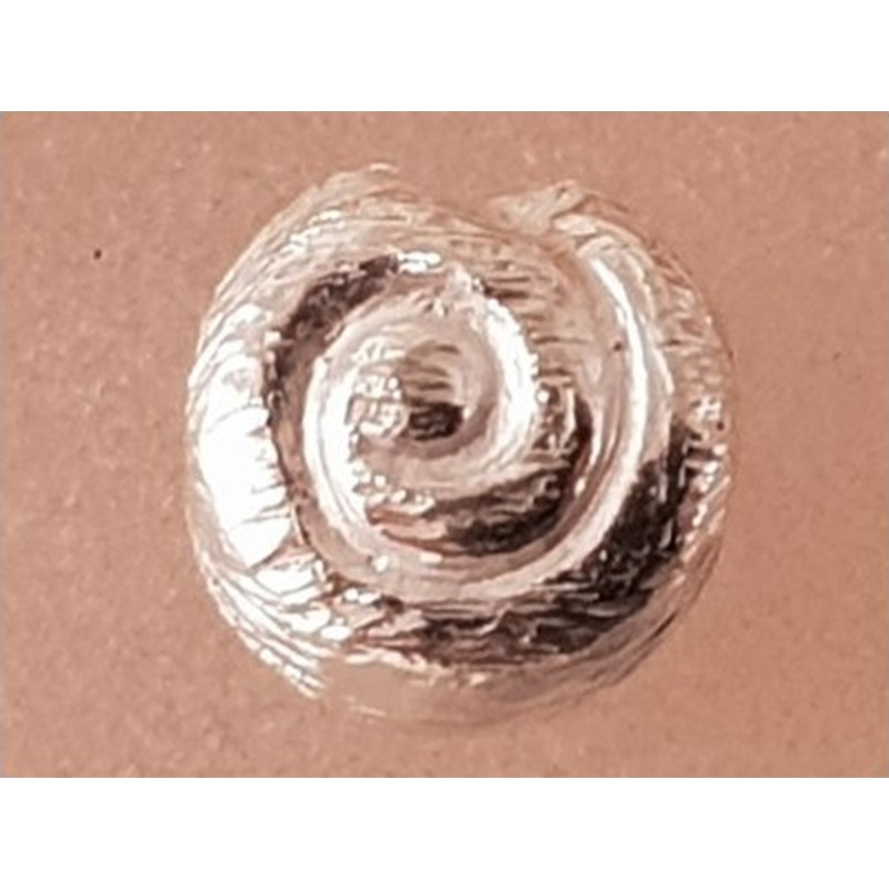 Zwischenteil, Schnecke 6mm, 925 Silber