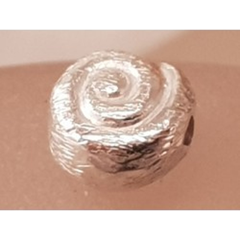 Zwischenteil, Schnecke 6mm, 925 Silber 2
