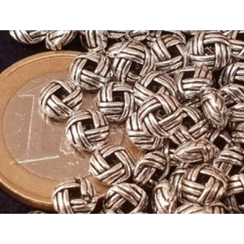 Zwischenteil, Scheibe 6x3mm, Metall Tibet Style 2