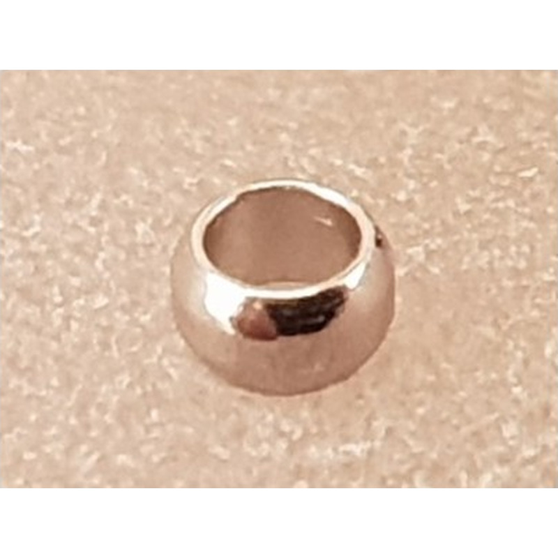 Zwischenteil, Perle 2.5x1.5mm, Edelstahl