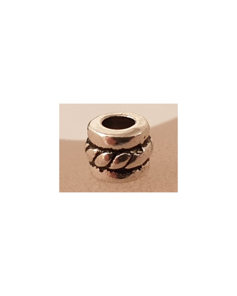 Zwischenteil 5x4mm, Metall silberfarben