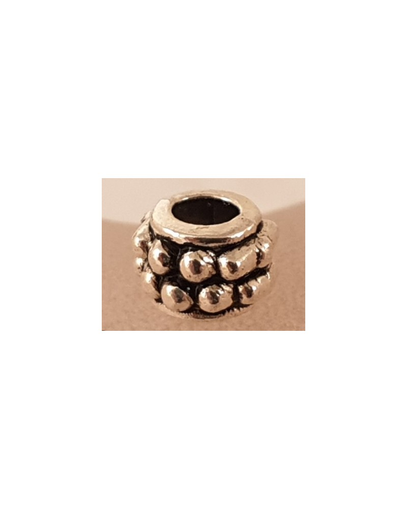 Zwischenteil 6x5mm, Metall silberfarben