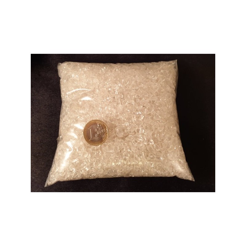1 kg Bergkristall XS zum Aufladen (super clear)