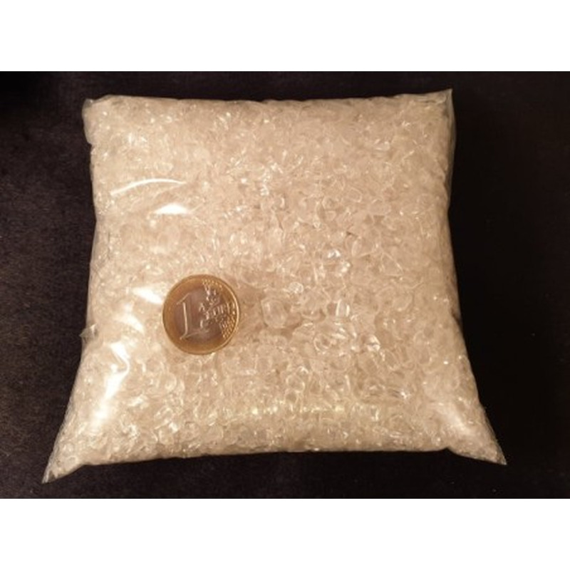 1 kg Bergkristall XS zum Aufladen (super clear)