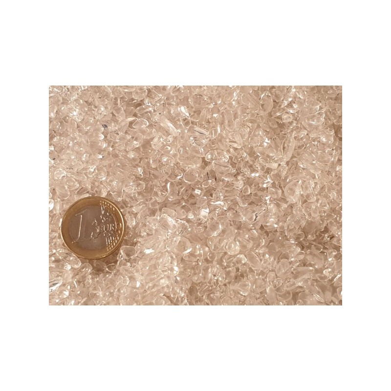 1 kg Bergkristall XS zum Aufladen (super clear)