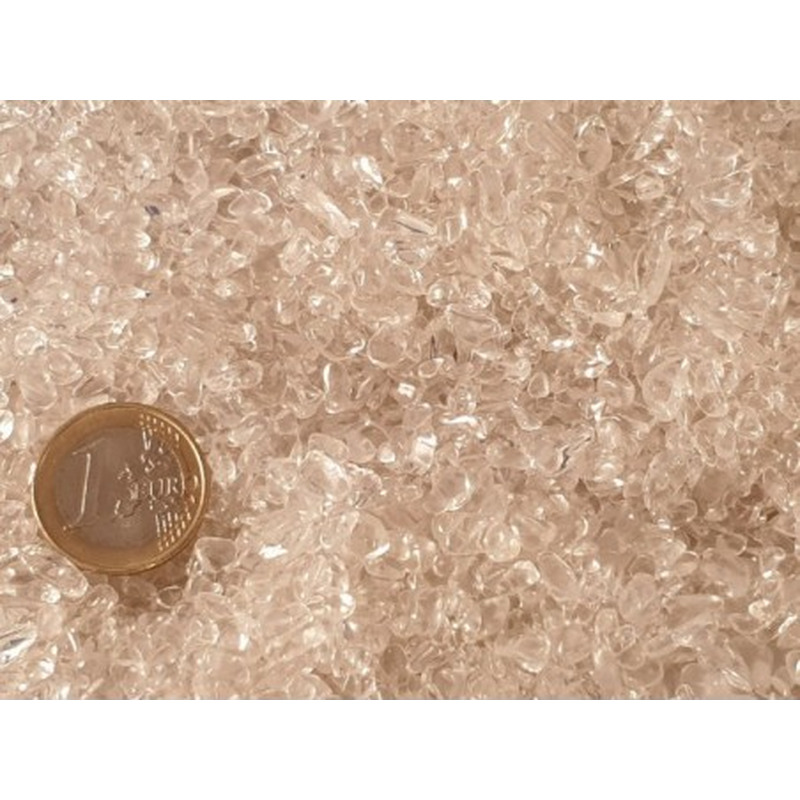 1 kg Bergkristall XS zum Aufladen (super clear)
