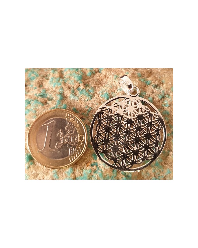 Blume des Lebens 30mm, 925 Silber