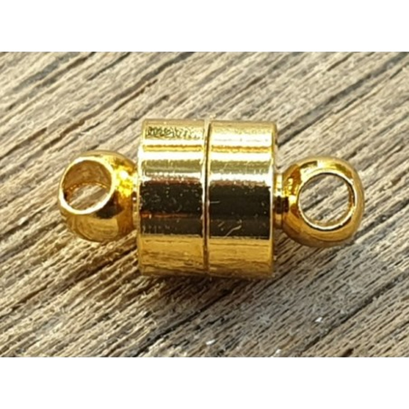 Magnetschliesse 6x12mm goldfarben., geklebt