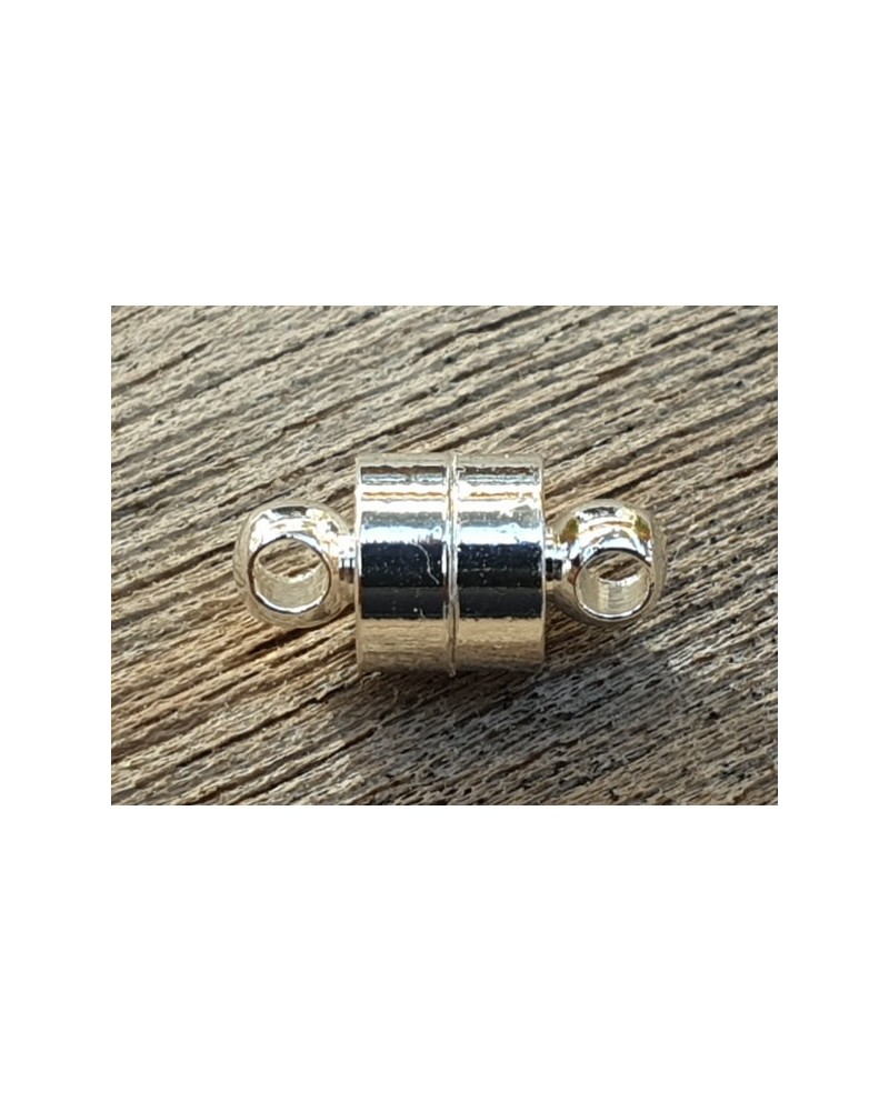 Magnetschliesse 6x12mm silberfarben., geklebt