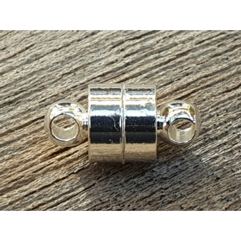 Magnetschliesse 6x12mm silberfarben., geklebt