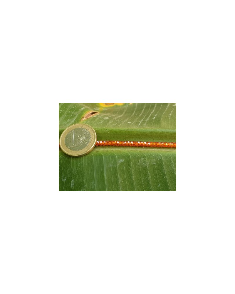 Zirkonkette-stark funkelnd-facettiert 3x2mm