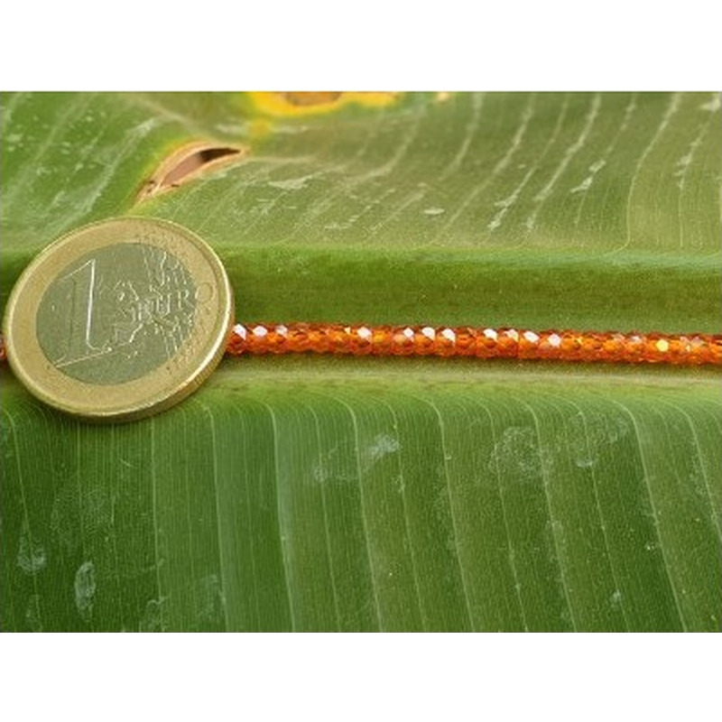 Zirkonkette-stark funkelnd-facettiert 3x2mm